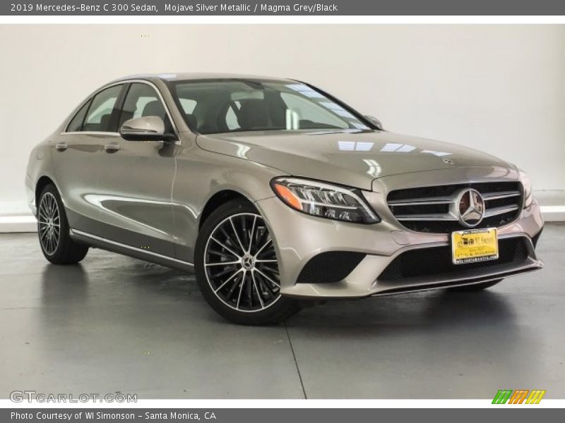 Mojave Silver Metallic / Magma Grey/Black 2019 Mercedes-Benz C 300 Sedan