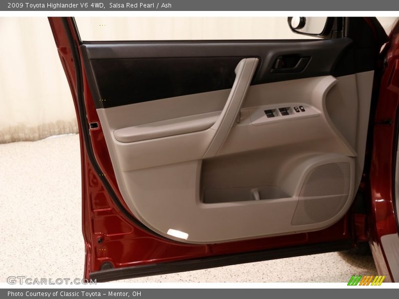 Salsa Red Pearl / Ash 2009 Toyota Highlander V6 4WD