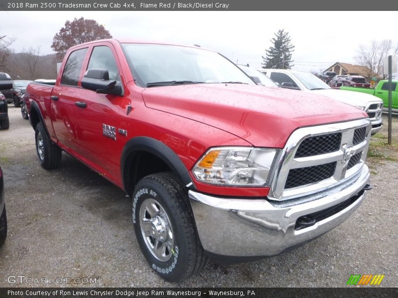 Flame Red / Black/Diesel Gray 2018 Ram 2500 Tradesman Crew Cab 4x4