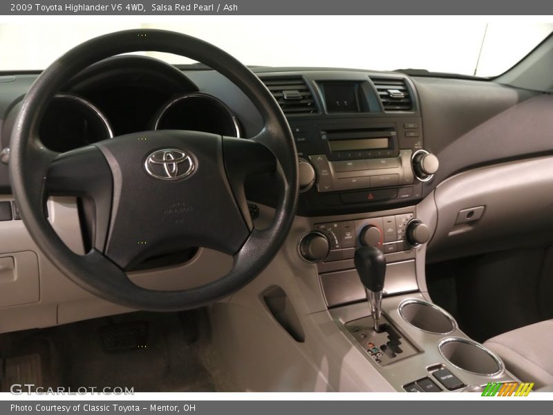 Salsa Red Pearl / Ash 2009 Toyota Highlander V6 4WD