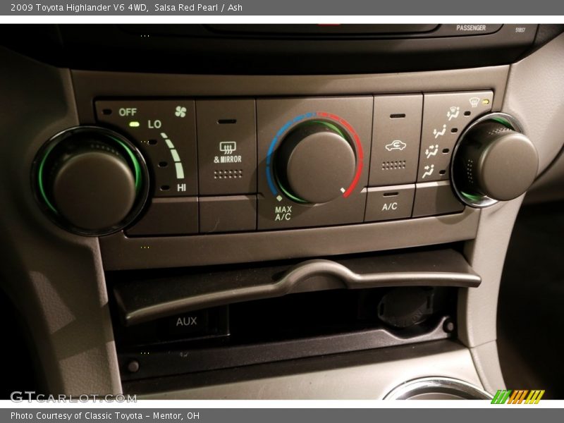 Salsa Red Pearl / Ash 2009 Toyota Highlander V6 4WD
