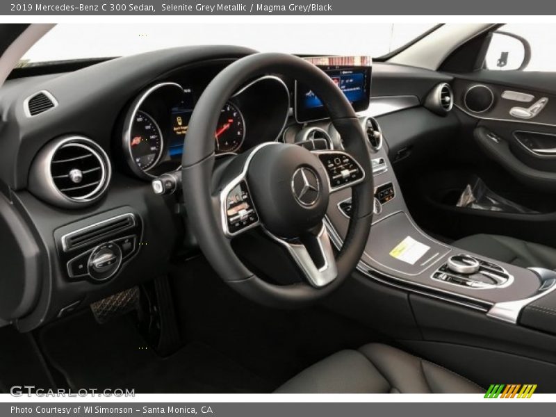 Selenite Grey Metallic / Magma Grey/Black 2019 Mercedes-Benz C 300 Sedan