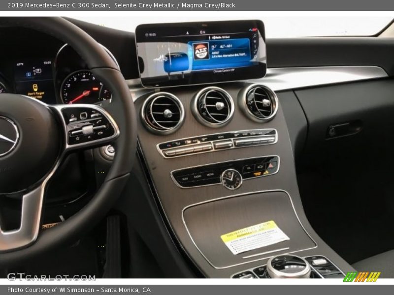 Selenite Grey Metallic / Magma Grey/Black 2019 Mercedes-Benz C 300 Sedan