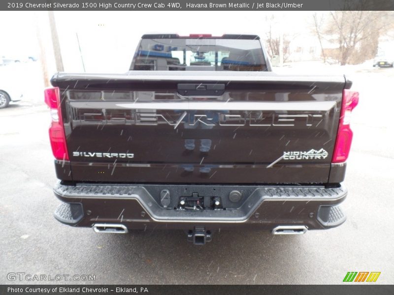 Havana Brown Metallic / Jet Black/Umber 2019 Chevrolet Silverado 1500 High Country Crew Cab 4WD