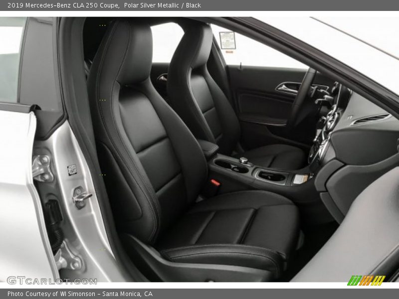 Polar Silver Metallic / Black 2019 Mercedes-Benz CLA 250 Coupe