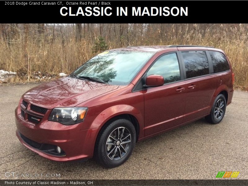 Octane Red Pearl / Black 2018 Dodge Grand Caravan GT