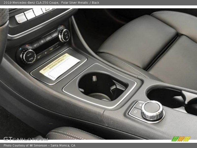 Polar Silver Metallic / Black 2019 Mercedes-Benz CLA 250 Coupe
