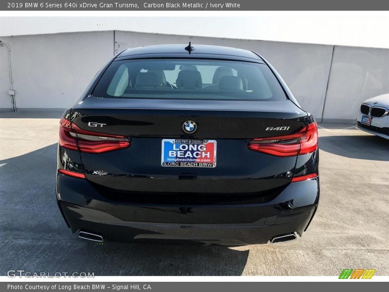 Carbon Black Metallic / Ivory White 2019 BMW 6 Series 640i xDrive Gran Turismo