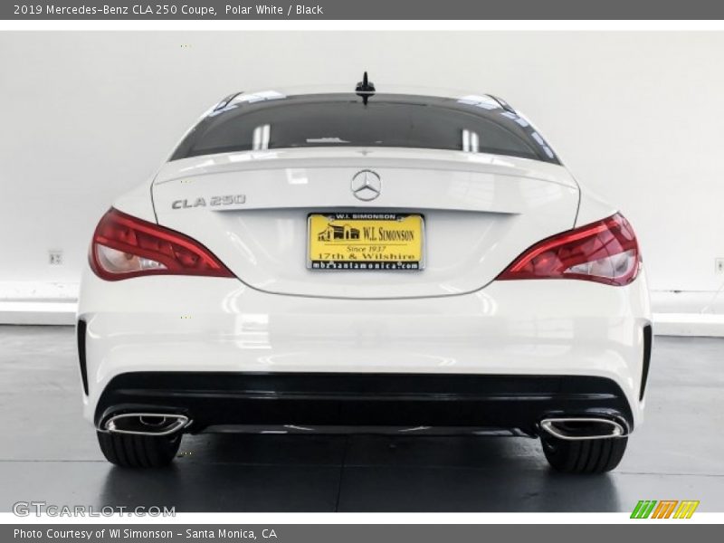Polar White / Black 2019 Mercedes-Benz CLA 250 Coupe
