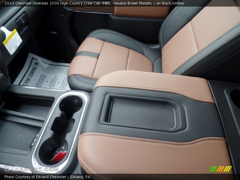 Havana Brown Metallic / Jet Black/Umber 2019 Chevrolet Silverado 1500 High Country Crew Cab 4WD