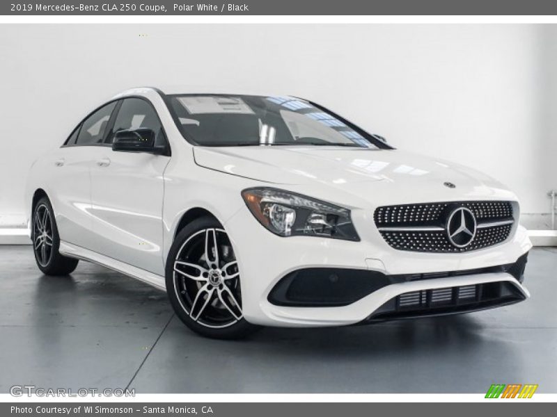 Polar White / Black 2019 Mercedes-Benz CLA 250 Coupe