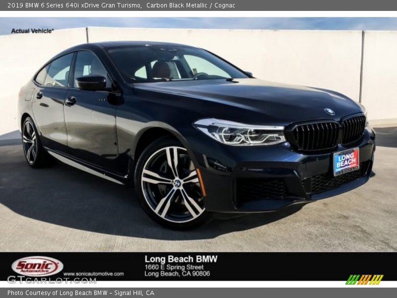 Carbon Black Metallic / Cognac 2019 BMW 6 Series 640i xDrive Gran Turismo