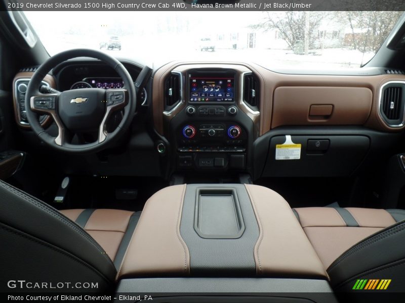 Havana Brown Metallic / Jet Black/Umber 2019 Chevrolet Silverado 1500 High Country Crew Cab 4WD