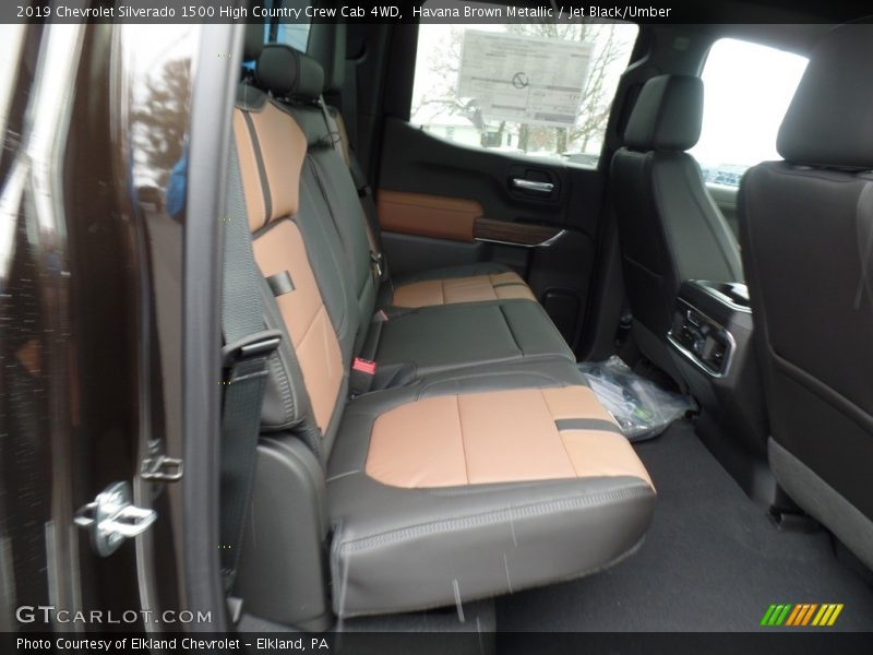 Havana Brown Metallic / Jet Black/Umber 2019 Chevrolet Silverado 1500 High Country Crew Cab 4WD