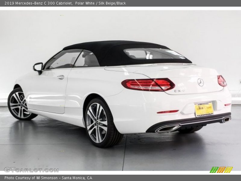 Polar White / Silk Beige/Black 2019 Mercedes-Benz C 300 Cabriolet