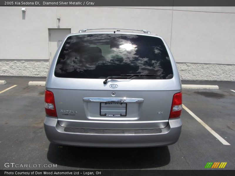 Diamond Silver Metallic / Gray 2005 Kia Sedona EX