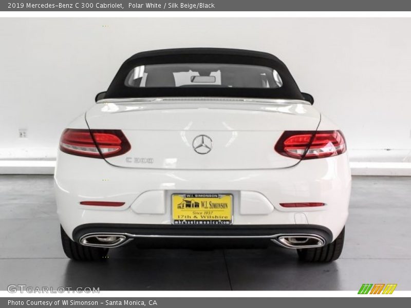 Polar White / Silk Beige/Black 2019 Mercedes-Benz C 300 Cabriolet