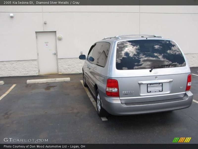 Diamond Silver Metallic / Gray 2005 Kia Sedona EX