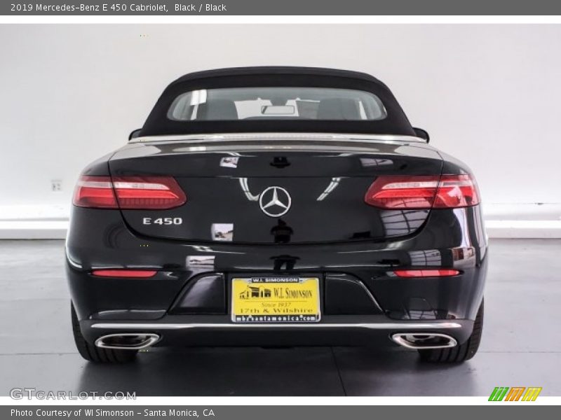 Black / Black 2019 Mercedes-Benz E 450 Cabriolet