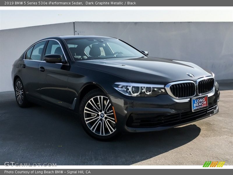 Dark Graphite Metallic / Black 2019 BMW 5 Series 530e iPerformance Sedan