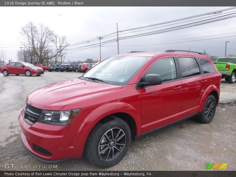 Redline / Black 2018 Dodge Journey SE AWD
