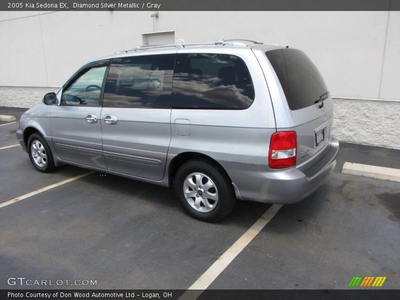 Diamond Silver Metallic / Gray 2005 Kia Sedona EX