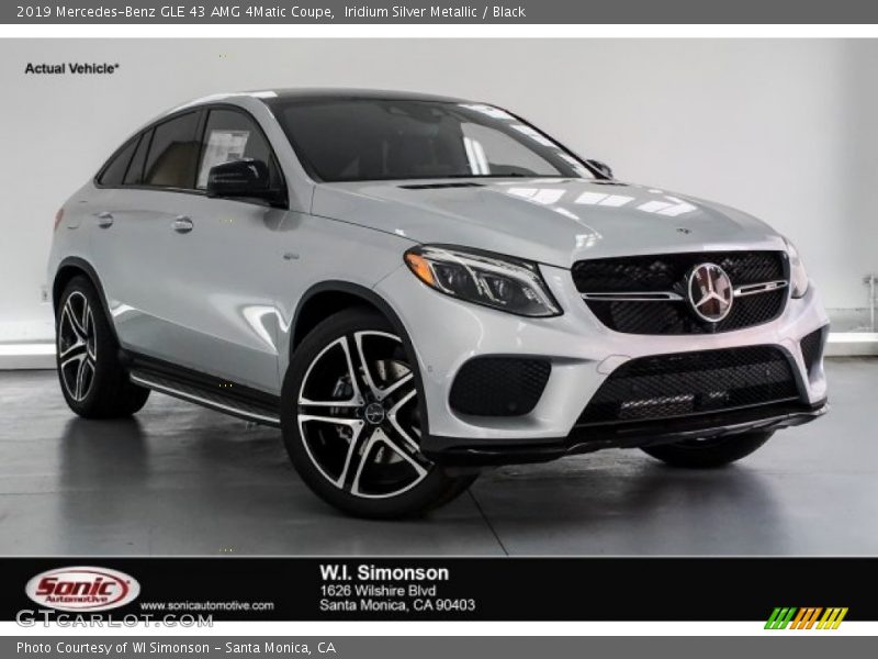 Iridium Silver Metallic / Black 2019 Mercedes-Benz GLE 43 AMG 4Matic Coupe