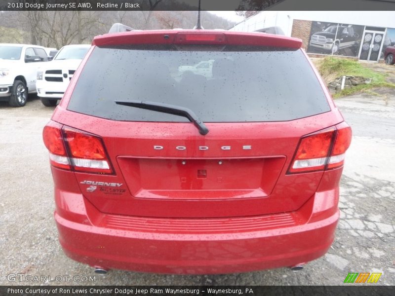 Redline / Black 2018 Dodge Journey SE AWD