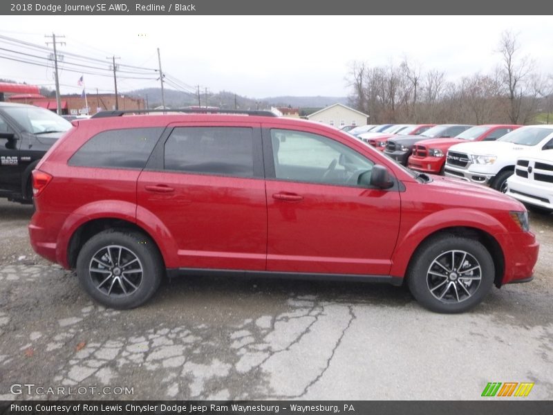 Redline / Black 2018 Dodge Journey SE AWD