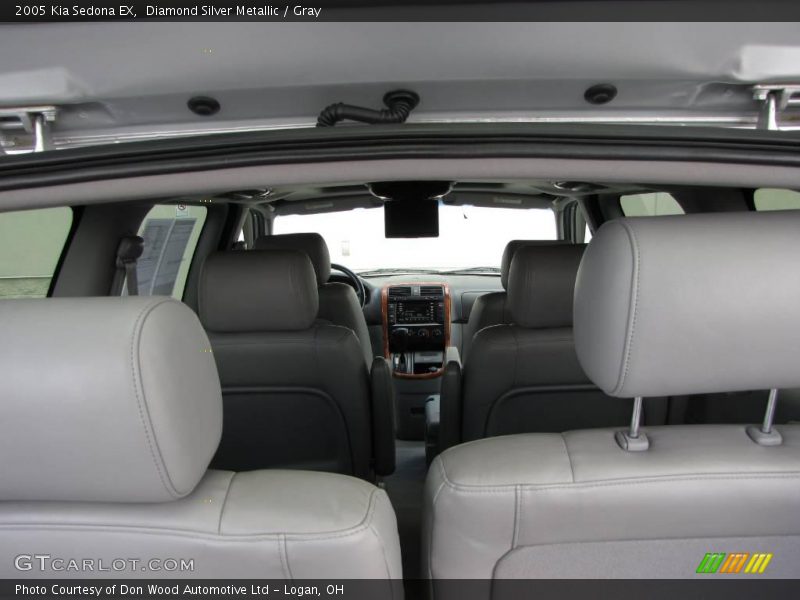 Diamond Silver Metallic / Gray 2005 Kia Sedona EX