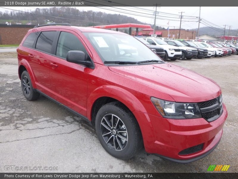Redline / Black 2018 Dodge Journey SE AWD