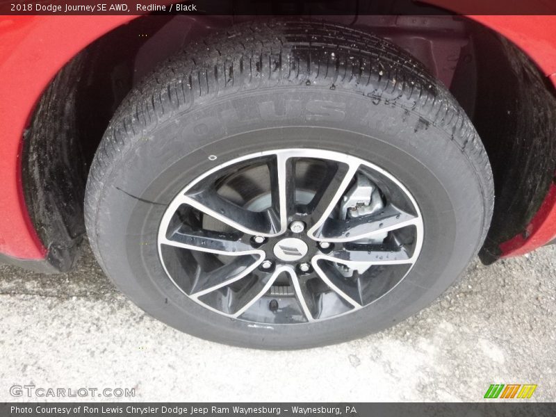 Redline / Black 2018 Dodge Journey SE AWD