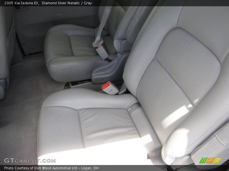 Diamond Silver Metallic / Gray 2005 Kia Sedona EX