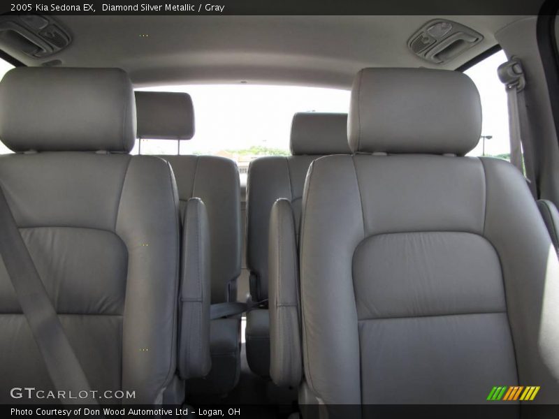Diamond Silver Metallic / Gray 2005 Kia Sedona EX