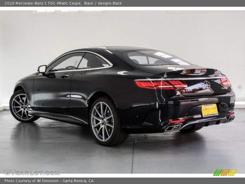 Black / designo Black 2019 Mercedes-Benz S 560 4Matic Coupe