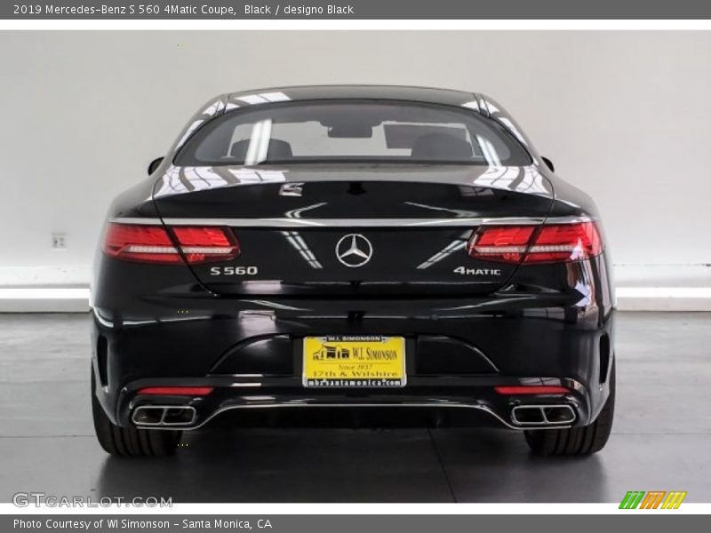 Black / designo Black 2019 Mercedes-Benz S 560 4Matic Coupe