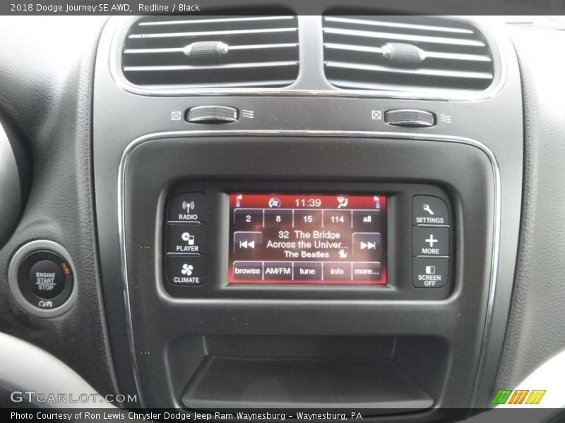 Redline / Black 2018 Dodge Journey SE AWD