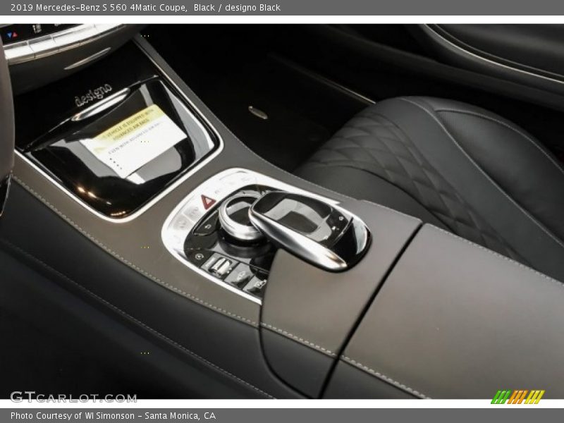 Controls of 2019 S 560 4Matic Coupe
