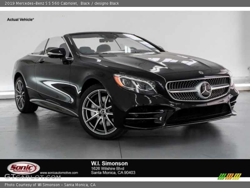 Black / designo Black 2019 Mercedes-Benz S S 560 Cabriolet
