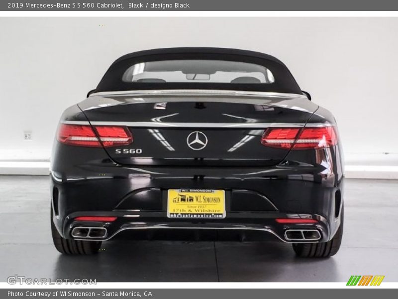 Black / designo Black 2019 Mercedes-Benz S S 560 Cabriolet
