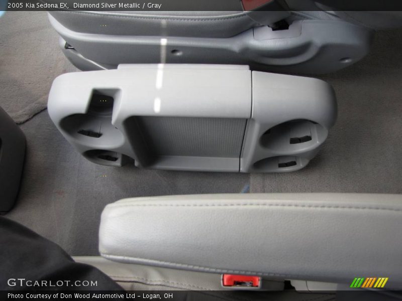 Diamond Silver Metallic / Gray 2005 Kia Sedona EX