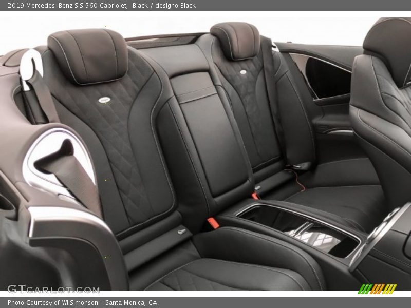 Rear Seat of 2019 S S 560 Cabriolet