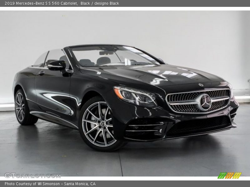 Black / designo Black 2019 Mercedes-Benz S S 560 Cabriolet
