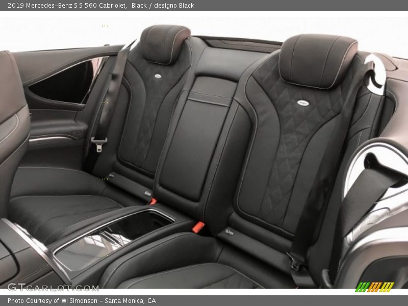 Rear Seat of 2019 S S 560 Cabriolet