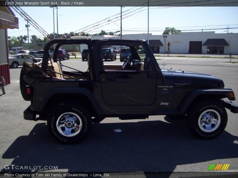 Black / Khaki 1998 Jeep Wrangler Sport 4x4