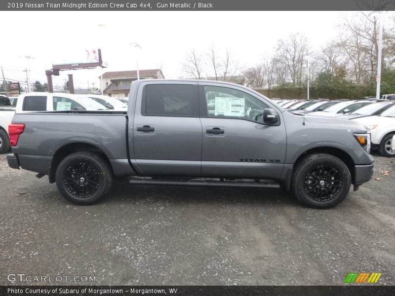 Gun Metallic / Black 2019 Nissan Titan Midnight Edition Crew Cab 4x4