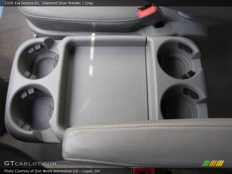 Diamond Silver Metallic / Gray 2005 Kia Sedona EX
