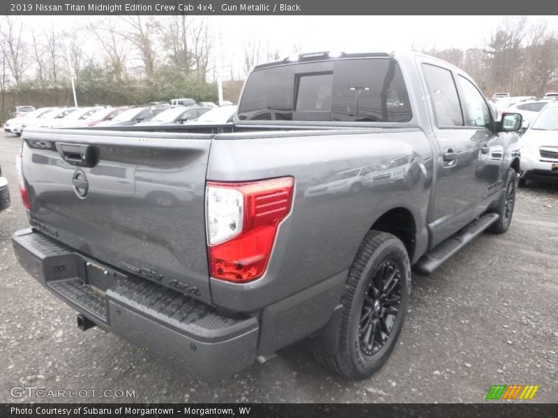 Gun Metallic / Black 2019 Nissan Titan Midnight Edition Crew Cab 4x4