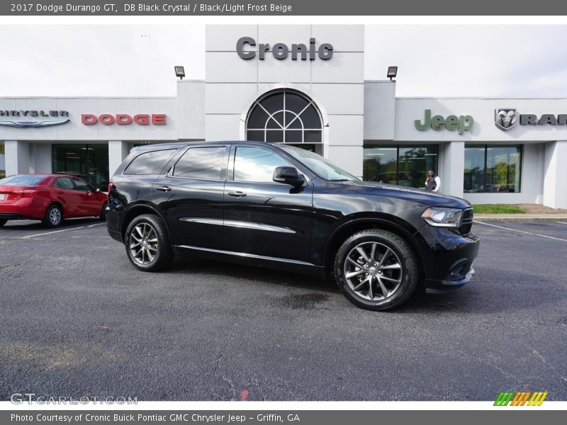 DB Black Crystal / Black/Light Frost Beige 2017 Dodge Durango GT