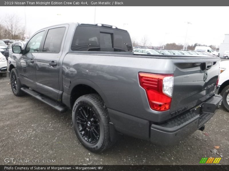 Gun Metallic / Black 2019 Nissan Titan Midnight Edition Crew Cab 4x4